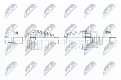 Drive Shaft NTY NPW-PE-023