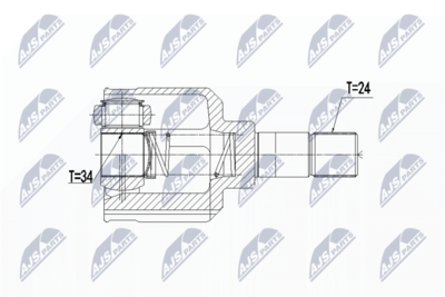 Joint Kit, drive shaft NTY NPW-PE-024