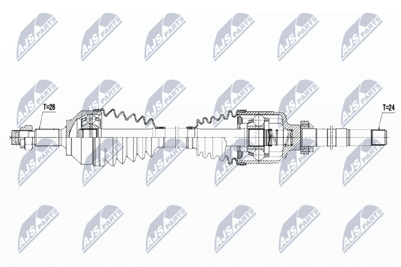 NTY NPW-PE-029 Drive Shaft