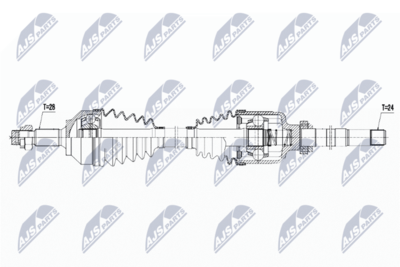Drive Shaft NTY NPW-PE-029
