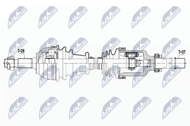 NTY NPW-PE-035 Drive Shaft