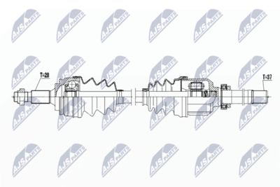 Drive Shaft NTY NPW-PE-037