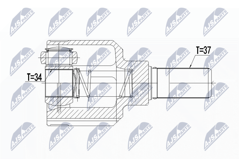 NTY NPW-PE-040 Joint Kit, drive shaft