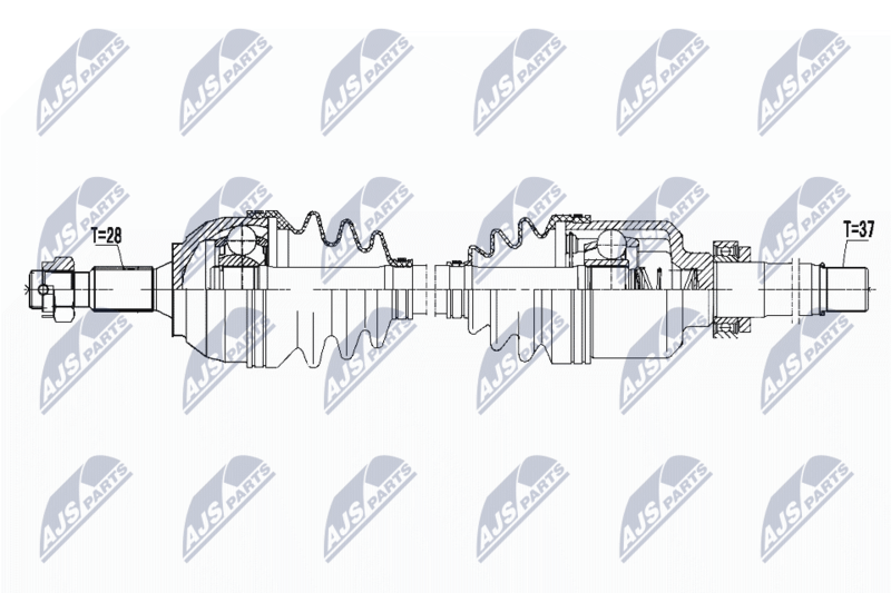 NTY NPW-PE-041 Drive Shaft