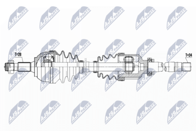 Drive Shaft NTY NPW-PE-045