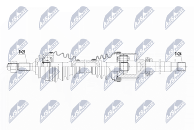 Drive Shaft NTY NPW-PE-047