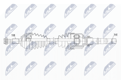 Drive Shaft NTY NPW-PE-053