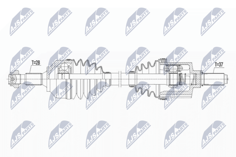 NTY NPW-PE-059 Drive Shaft