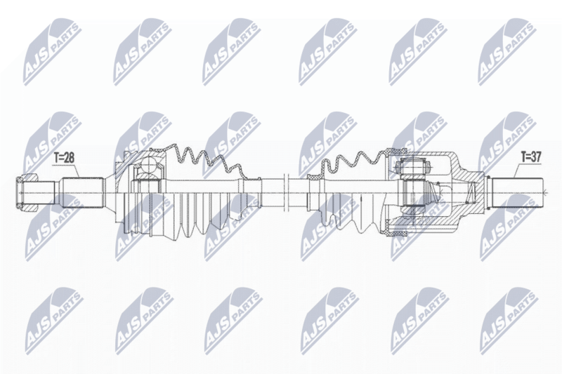NTY NPW-PE-067 Drive Shaft