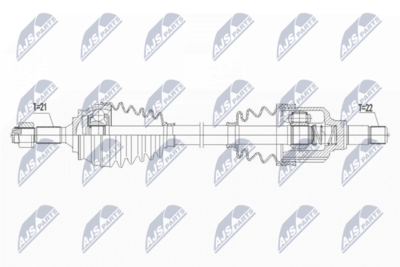Drive Shaft NTY NPW-PE-075