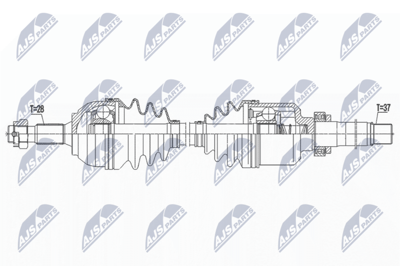 NTY NPW-PE-091 Drive Shaft