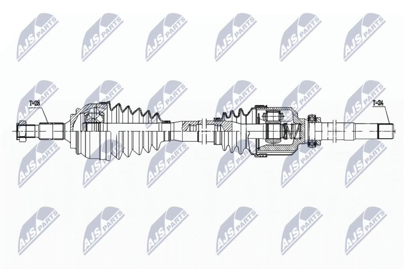 NTY NPW-PE-097 Drive Shaft