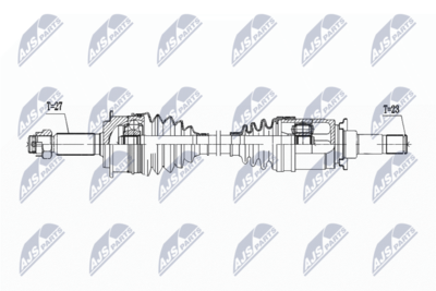 Drive Shaft NTY NPW-PE-105