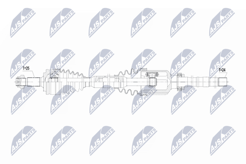 NTY NPW-PE-120 Drive Shaft