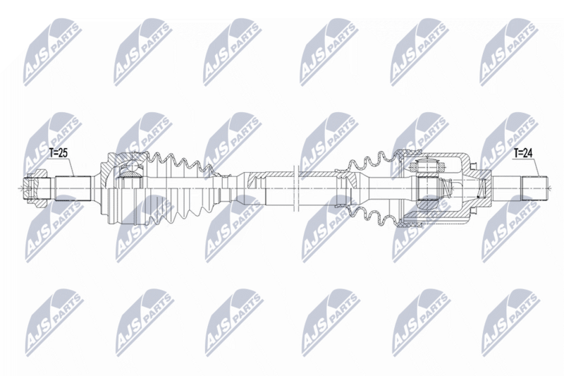 NTY NPW-PE-122 Drive Shaft