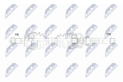 Drive Shaft NTY NPW-PE-124