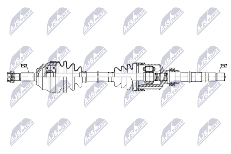NTY NPW-PE-135 Drive Shaft