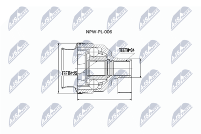 Joint Kit, drive shaft NTY NPW-PL-006