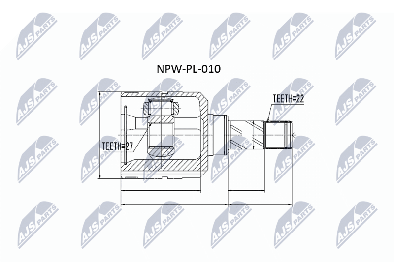NTY NPW-PL-010 Joint Kit, drive shaft
