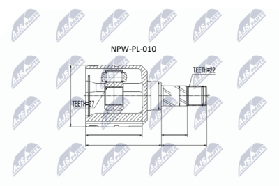Joint Kit, drive shaft NTY NPW-PL-010