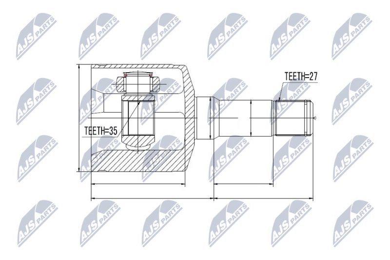 NTY NPW-PL-024 Joint Kit, drive shaft