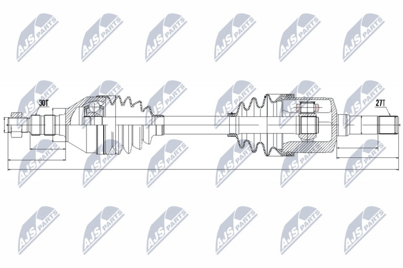 NTY NPW-PL-033 Drive Shaft