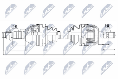 Drive Shaft NTY NPW-PL-035