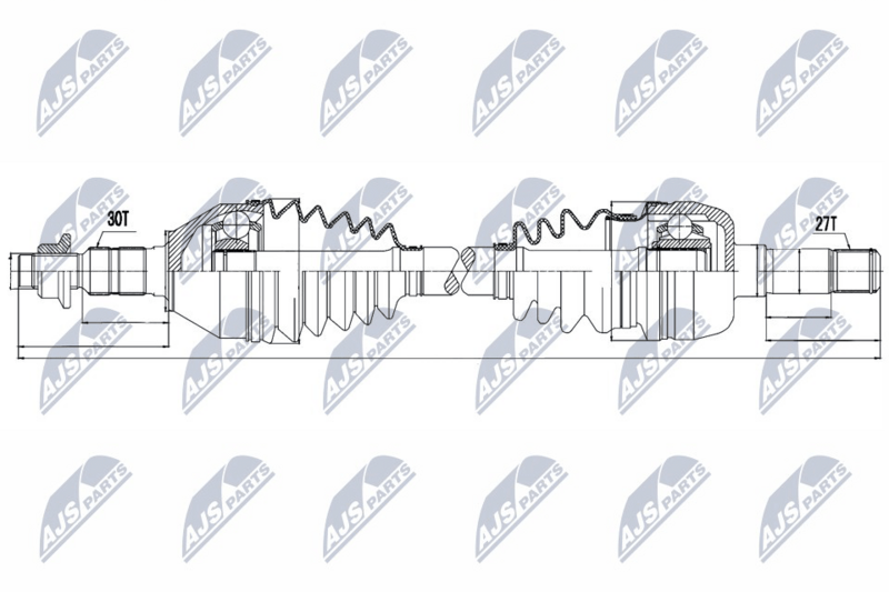 NTY NPW-PL-036 Drive Shaft