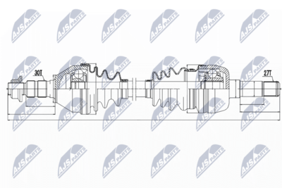 Drive Shaft NTY NPW-PL-043