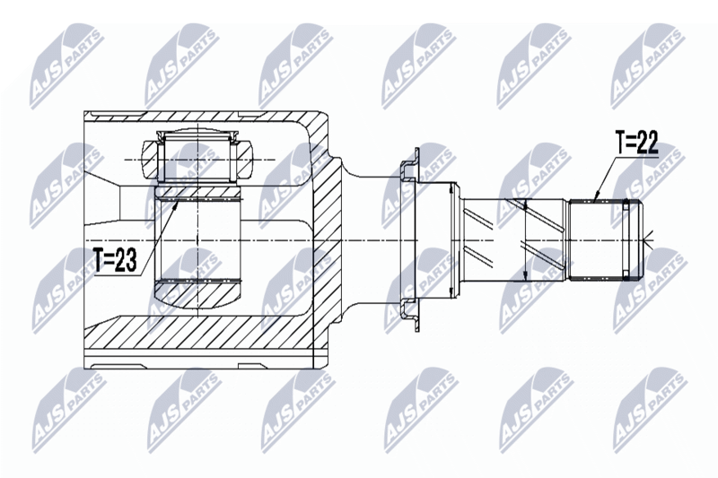 NTY NPW-PL-045 Joint Kit, drive shaft