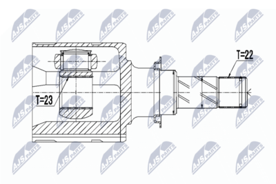 Joint Kit, drive shaft NTY NPW-PL-045
