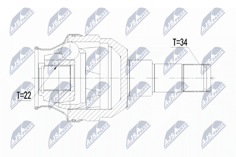 NTY NPW-PL-052 Joint Kit, drive shaft