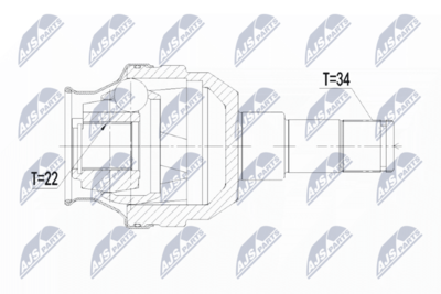 Joint Kit, drive shaft NTY NPW-PL-052