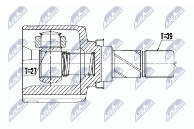 Joint Kit, drive shaft NTY NPW-PL-058