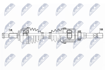Drive Shaft NTY NPW-PL-059