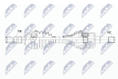 Drive Shaft NTY NPW-PL-065