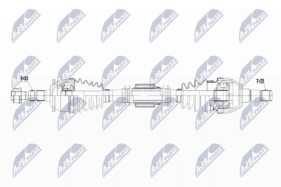 Drive Shaft NTY NPW-PL-067