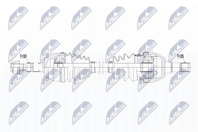NTY NPW-PL-069 Drive Shaft
