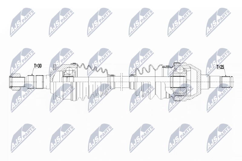 NTY NPW-PL-075 Drive Shaft