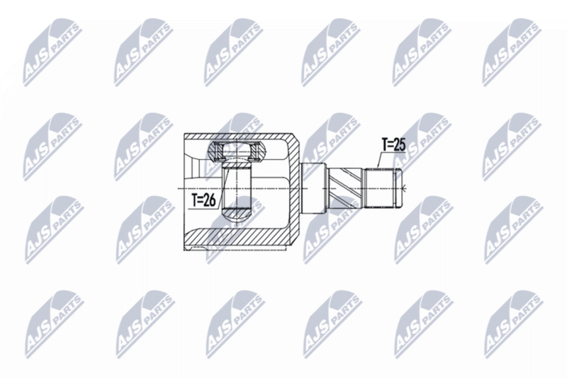 NTY NPW-PL-076 Joint Kit, drive shaft