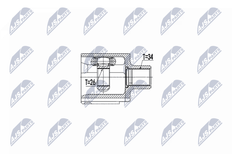 NTY NPW-PL-078 Joint Kit, drive shaft