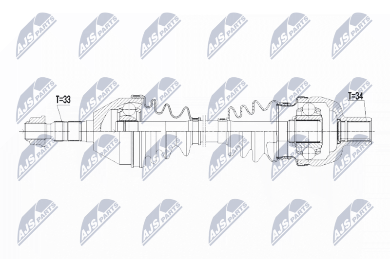 NTY NPW-PL-079 Drive Shaft