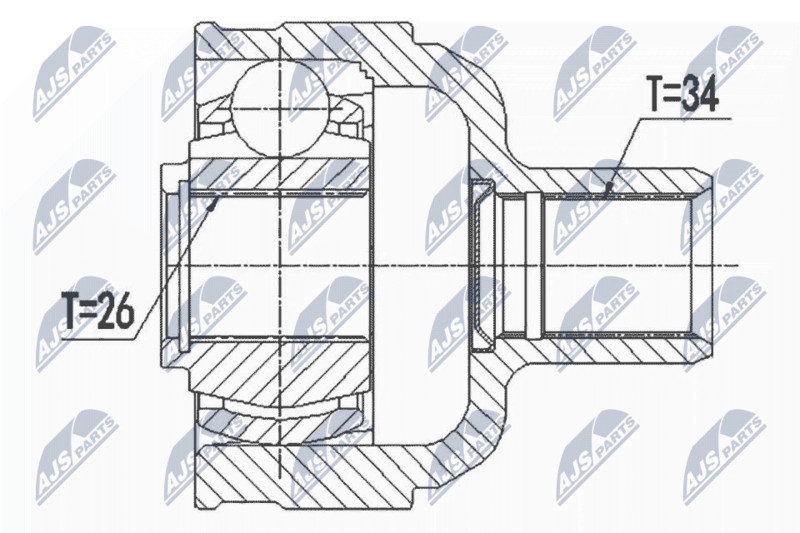 NTY NPW-PL-084 Joint Kit, drive shaft