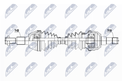 Drive Shaft NTY NPW-PL-087