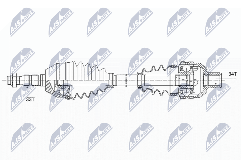 NTY NPW-PL-089 Drive Shaft
