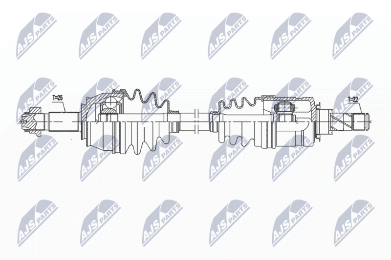 NTY NPW-PL-099 Drive Shaft