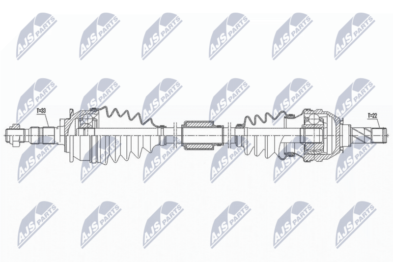 NTY NPW-PL-105 Drive Shaft