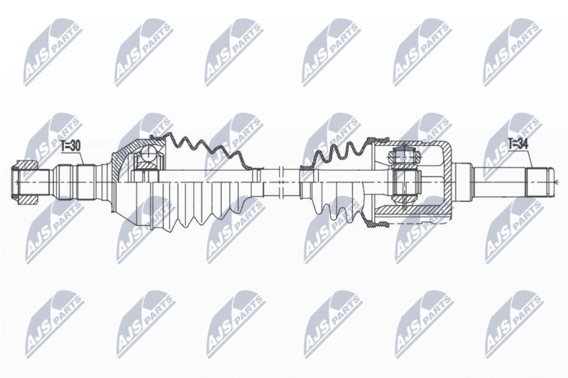 NTY NPW-PL-107 Drive Shaft
