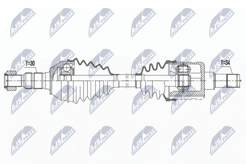 NTY NPW-PL-109 Drive Shaft