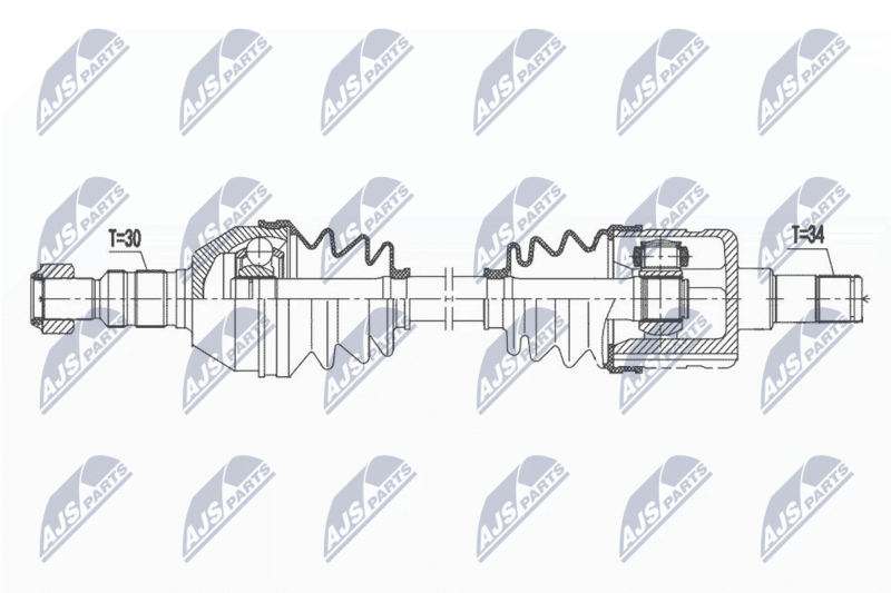 NTY NPW-PL-113 Drive Shaft